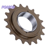 MAYSHOW Bike Freewheel, Easy Installation 7.8cm Diameter Single Speed Freewheel, Durable Steel 18 Te