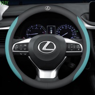 Sport Car Steering Wheel Cover Leather Anti-Slip For Lexus CT IS GS ES200 LS UX NX RX350 LX GX LM ES