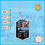 Haaland TOTS Keychain ️PLAYER CARD KEYCHAIN ️