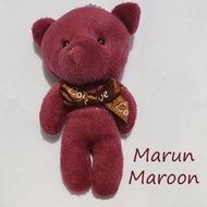 Gantungan Kunci Beruang Boneka Kecil Teddy Bear Keychain Keyring Kado Lucu Imut