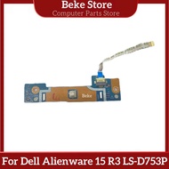 Beke FOR Dell Alienware 15 R3 Power Button Board With Cable Power Button Board LS-D753P Fast Ship