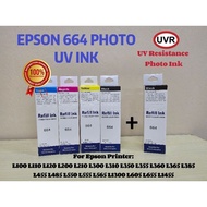 Epson 664 Refill ink 70ml Compatible Epson664 T664 PHOTO UV INK 100% quality guarantee T6641 T6642 T