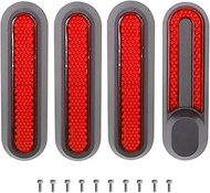 Yurefax Rear Wheels Cover Protect Hubs Cap Protective Warn Shells Reflective Stickers, for Xiaomi, M