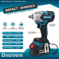 DAGMARA Heavy Duty Cordless Electric Impact Wrench Socket (1/2")