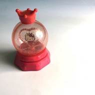 2008 年麥當勞開心樂園餐 Hello Kitty 香水瓶 皇冠水晶球擺設