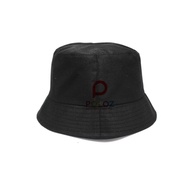 topi bucket polos topi bucket hat wanita topi bucket hat pria - hitam dewasa