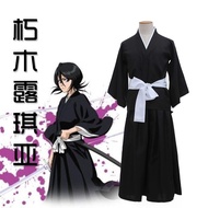 Bleach Rukia Kuchiki Ichigo Kurosaki Anime Character Cosplay Costume