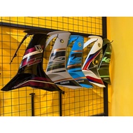 COVERSET YAMAHA 135LC V8 ORIGINAL HLY 5MRO MOSS GREEN SAND STORM AQUA BLUE MERAH SE