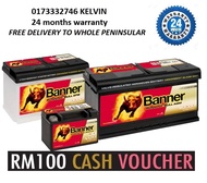 Banner  AGM DIN80L  Car Battery  FOR BMW MERCEDES BENZ VOLKSWAGEN   Advanced Stop Start Battery