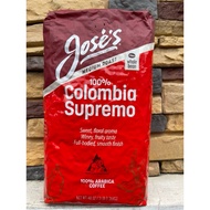 Jose's Gourmet Coffee Whole Bean Vanilla Nut/ Supremo Columbia 1.36KG