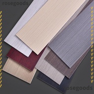 ROSEGOODS1 Skirting Line, Self Adhesive Wood Grain Floor Tile Sticker, Windowsill Waterproof Living Room Waist Line