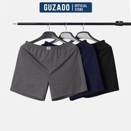 COMBO 3 GUZADO Men's Home WearShorts, Soft Cotton, Super Elastic, Comfortable Form CB3GDN01