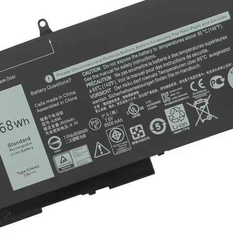 GJKNX For DELL Latitude 5280 5290 5480 5490 5580 5590 3520 3530 M3520 M3530 P27S Rechargeable Lithiu