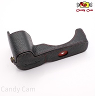 Half case เคสหนัง หนังแท้ Canon EOS R8