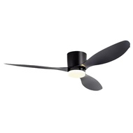 Ceiling Fan LED Light 3 Tone LED Dual Direction Rotation Remote Control 6 Speed Selection 3 Blade La