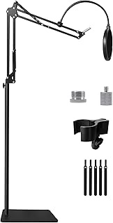 Oimlfus Microphone Stand for Blue Yeti, Nano, HyperX QuadCast, Elgato Wave, SM7B MV7, Fifine AM8 K68