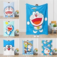 Doraemon Flannel Blankets Soft Comfortable Warm Bed Blanket Air Conditioning Blanket Office Nap Blan