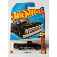 HW Hot Wheels - 67 Chevy C10 Black Hot TrucksHW
