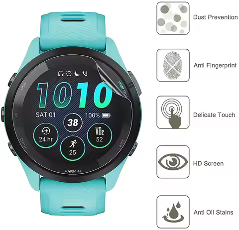 Protector Film for Garmin Forerunner 965 955 265 255 245 Screen Protector for Garmin Forerunner 945 