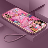 Barbie Motorola Moto E7i Power E7 Power E7 Plus E20 Edge 20 E6S 2020 Casing Color Cartoon Phone Case