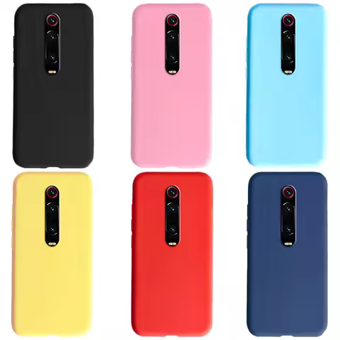For Xiaomi Mi 9t Case Black Matte Soft TPU back Cover For Phone Protector Case Xiaomi Mi 9T Pro Xiao