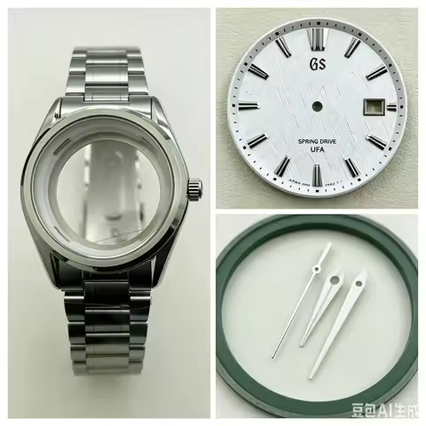 33.5mm dial NH35 dial NH35 case GS case mechanical watch Xinzhou snow dial GS dial sapphire glass 39
