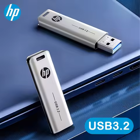HP 32GB Flash Drive USB3.2 Disk 64GB 128GB 256GB High Speed External Storage Metal Pen Drive USB Sti