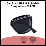 [reclow] PIRPIR Foldable Sunglasses BLACK / Korean Sunglasses / Foldable Design / 100% Genuine by re