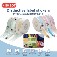 NIIMBOT D110 D11 D101 Mini Label Printer Paper Printing Waterproof Price Label Pure Color Transparen