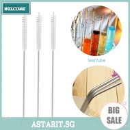Reusable Metal Drinking Straw Cleaner Brush Test Tube Bottle Cleaning Tools