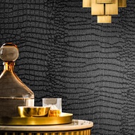 Black Peel and Stick Wallpaper 118inL 17.3inW Black Contact Paper for Cabinets Removable Textured Mo