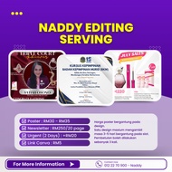 GRAPHIC DESIGN SERVICE | Poster / Banner / bunting / Newsletter