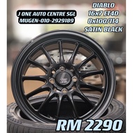 NEW RIM 16 INCH LENSO DIABLO FOR MYVI ALZA VIOS YARIS WIRA WAJA GEN2 PERSONA CITY JAZZ