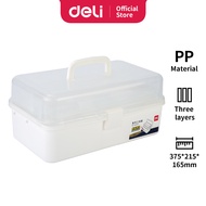 Deli Large Art Toolbox Kotak Peralatan Seni 68303 68302