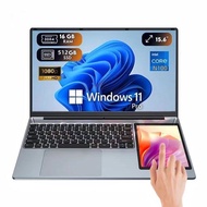 BYONE Dual Screen Laptop 16 Inch+14 Inch Laptop Touch Screen leptop original Intel Core i7-10750H 11