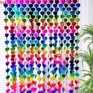 BAEUARD Party Curtain, Colorful Heart-shaped Heart Rain Curtain, Heart-Shaped Rain Silk Curtain 1m×2