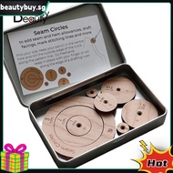 Jenerates Seam Circles, Wooden Circle Quilting Template, Circle Template Quilting Rulers and Templat