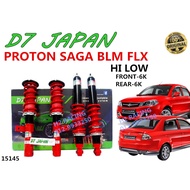 SAGA BLM FLX SAGA VVT HI LOW D7 JAPAN ADJUSTABLE ABSORBER COILOVER SAVVY SET