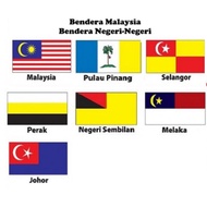 Bendera Malaysia/ Bendera Negeri (Malaysia Flag/ State Flag)