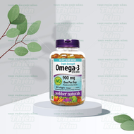 Dầu cá Omega 3 Triple Strength Omega-3 900mg Webber Natural Date 2028