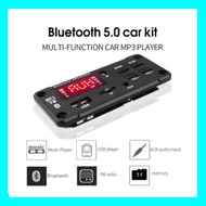 AMK 12V MP3 Decoder Board Wireless Bluetooth 5.0 MP3 Player Car Kit Audio USB TF FM Radio AUX inpUT