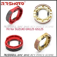 Motorcycle Rear Brake Plate pad Shoes For Suzuki gn125 gs125 GS125 GN125 Spare Parts Accessories