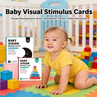 Flash Educational Toys Baby Black White Card 0-3 Montessori Baby Visual Stimulus Card Baby Flash Car