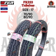 [SIZE 17 TUBELESS] Tayar FKR Tyre FK222 Fung Keong 70/90-17 80/90-17 Bunga TT100