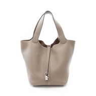 【二手】愛馬仕 HERMES 手提包 Picotin Lock MM Tourterelle 灰色 Tourterelle 灰色 其他 Picotin Lock MM Tourterelle 灰色