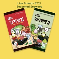 Korean BTS BT21 Seasoned Seaweed (2g, 16 pieces)