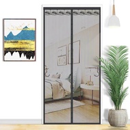 New No Punching Magnetic Screen Door Curtain Anti Mosquito Insect Fly Bug Automatic Closing Househol