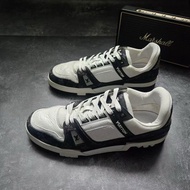 LOUIS VUITTON 路易威登 LV TRAINER 黑白牛仔 9碼/43碼
