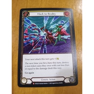 FAB Hack to Reality Majestic Dusk till Dawn Flesh and Blood TCG Generic Action DTD