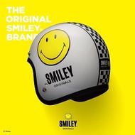 Gallop x SMILEY HELMET 黃色笑臉 聯名款 3/4 半罩安全帽 白色